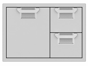 Hestan AESDR30OR Aspire Series - 30" Combo Door/Drawer - Citra / Orange Barbeque Grill Accessories,grill tool set