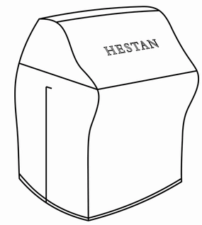 Hestan AEVC30C Aspire Series - Vinyl Cover For 30" Tower Cart Barbeque Grill Accessories,grill tool set