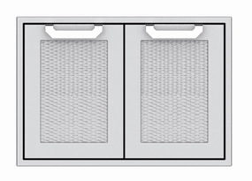 Hestan AGAD30BK Hestan 30" Double Access Doors Agad - Black (Custom Color: Stealth) Storage,outdoor grill storage cabinet