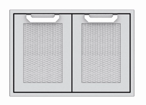 Hestan AGAD30DG Hestan 30" Double Access Doors Agad - Dark Grey (Custom Color: Pacific Fog) Storage,outdoor grill storage cabinet