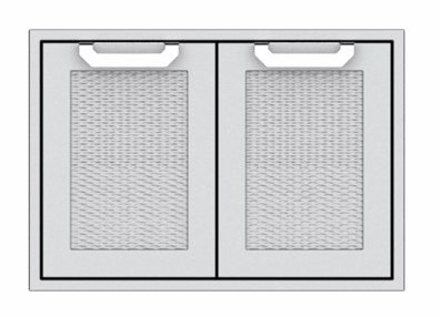 Hestan AGAD30DG Hestan 30" Double Access Doors Agad - Dark Grey (Custom Color: Pacific Fog) Storage,outdoor grill storage cabinet