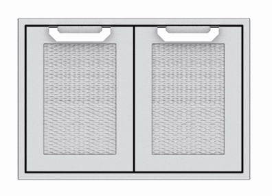 Hestan AGAD30WH Hestan 30" Double Access Doors Agad - White (Custom Color: Froth) Storage,outdoor grill storage cabinet