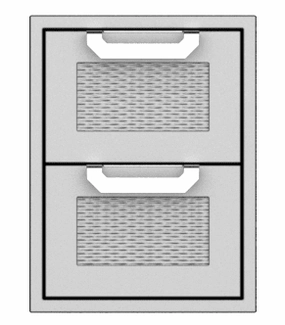 Hestan AGDR16GG Hestan 16" Double Drawers Agdr - Dark Grey (Custom Color: Pacific Fog) Barbeque Grill Accessories,grill tool set