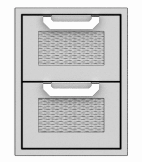 Hestan AGDR16WH Hestan 16" Double Drawers Agdr - White (Custom Color: Froth) Barbeque Grill Accessories,grill tool set