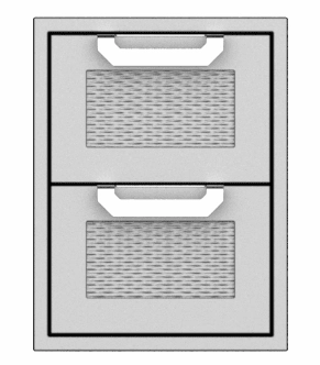 Hestan AGDR16WH Hestan 16" Double Drawers Agdr - White (Custom Color: Froth) Barbeque Grill Accessories,grill tool set