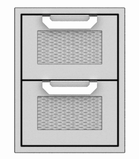 Hestan AGDR16YW Hestan 16" Double Drawers Agdr - Yellow (Custom Color: Sol) Barbeque Grill Accessories,grill tool set