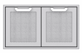 Hestan AGLP36BK Hestan 36" Double Sealed Pantry Storage Doors Aglp - Black (Custom Color: Stealth) Storage,outdoor grill storage cabinet