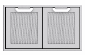 Hestan AGLP36DG Hestan 36" Double Sealed Pantry Storage Doors Aglp - Dark Grey (Custom Color: Pacific Fog) Storage,outdoor grill storage cabinet