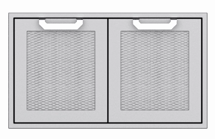 Hestan AGLP36GR Hestan 36" Double Sealed Pantry Storage Doors Aglp - Green (Custom Color: Grove) Barbeque Grill Accessories,grill tool set