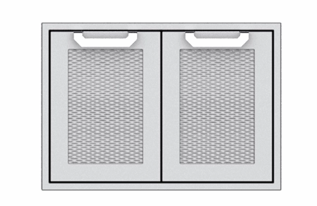 Hestan AGSD30BU Hestan 30" Double Door Storage Doors Agsd - Blue (Custom Color: Prince) Storage,outdoor grill storage cabinet