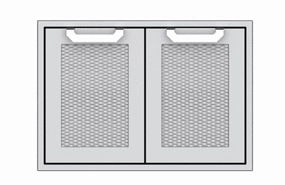 Hestan AGSD30DG Hestan 30" Double Door Storage Doors Agsd - Dark Grey (Custom Color: Pacific Fog) Storage,outdoor grill storage cabinet