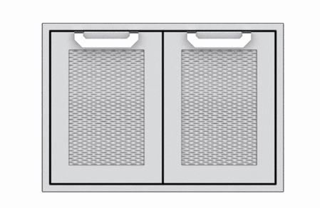 Hestan AGSD30DG Hestan 30" Double Door Storage Doors Agsd - Dark Grey (Custom Color: Pacific Fog) Storage,outdoor grill storage cabinet