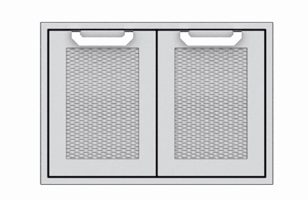 Hestan AGSD30WH Hestan 30" Double Door Storage Doors Agsd - White (Custom Color: Froth) Storage,outdoor grill storage cabinet