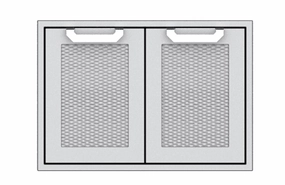 Hestan AGSD30WH Hestan 30" Double Door Storage Doors Agsd - White (Custom Color: Froth) Storage,outdoor grill storage cabinet