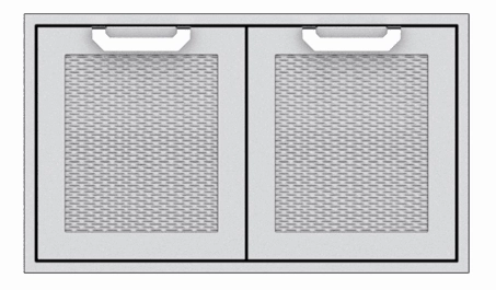 Hestan AGSD36BK Hestan 36" Double Storage Doors Agsd - Black (Custom Color: Stealth) Barbeque Grill Accessories,grill tool set