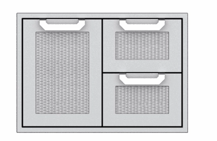 Hestan AGSDR30BU Hestan 30" Double Drawer / Storage Door Combination Agsdr - Blue (Custom Color: Prince) Barbeque Grill Accessories,grill tool set