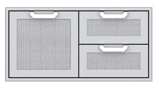 Hestan AGSDR42YW Hestan 42" Double Drawer / Storage Door Combination Agsdr - Yellow (Custom Color: Sol) Barbeque Grill Accessories,grill tool set
