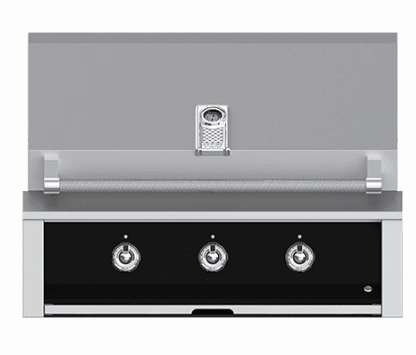 Hestan EAB36LPBK Aspire Series - 36" Liquid Propane Built In Grill W/ U-Burners - Stealth / Black Barbeque Grills,outdoor bbq grill