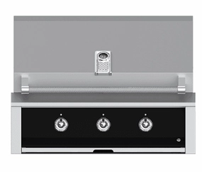 Hestan EAB36LPBK Aspire Series - 36" Liquid Propane Built In Grill W/ U-Burners - Stealth / Black Barbeque Grills,outdoor bbq grill