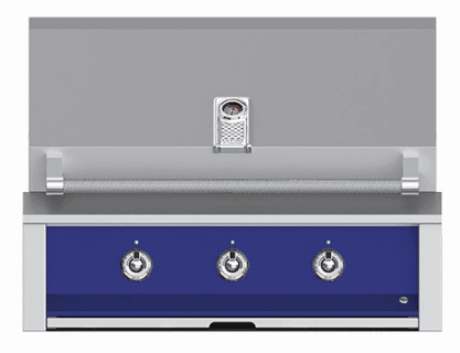 Hestan EAB36LPBU Aspire Series - 36" Liquid Propane Built In Grill W/ U-Burners - Prince / Blue Liquid Propane Barbeque Grills,propane gas grill