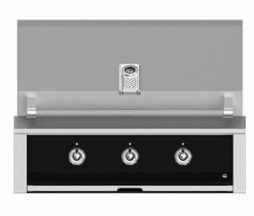 Hestan EAB36NGBK Aspire Series - 36" Natural Gas Built In Grill W/ U-Burners - Stealth / Black Natural Gas Barbeque Grills,natural gas outdoor grill