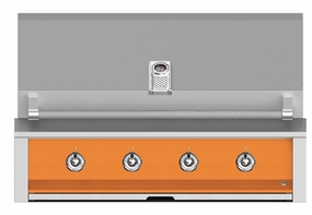 Hestan EAB42LPOR Aspire Series - 42" Liquid Propane Built In Grill W/ U-Burners - Citra / Orange Liquid Propane Barbeque Grills,propane gas grill
