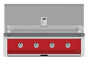 Hestan EAB42LPRD Aspire Series - 42" Liquid Propane Built In Grill W/ U-Burners - Matador / Red Liquid Propane Barbeque Grills,propane gas grill