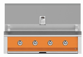 Hestan EAB42NGOR Aspire Series - 42" Natural Gas Built In Grill W/ U-Burners - Citra / Orange Natural Gas Barbeque Grills,natural gas outdoor grill