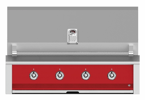 Hestan EAB42NGRD Aspire Series - 42" Natural Gas Built In Grill W/ U-Burners - Matador / Red Barbeque Grills,outdoor bbq grill