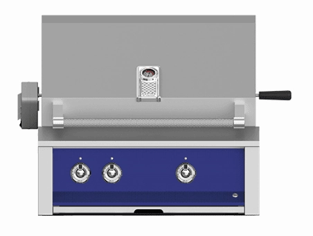 Hestan EABR30LPBU Aspire Series - 30" Liquid Propane Built In Grill W/ U-Burners And Rotisserie - Prince / Blue Liquid Propane Barbeque Grills,propane gas grill