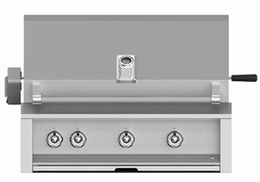 Hestan EABR36NG Aspire Series - 36" Natural Gas Built In Grill W/ U-Burners And Rotisserie - Steeletto / Stainless Steel Barbeque Grills,outdoor bbq grill