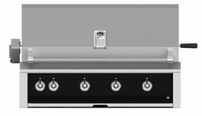 Hestan EABR42LPBK Aspire Series - 42" Liquid Propane Built In Grill W/ U-Burners And Rotisserie - Stealth / Black Barbeque Grills,outdoor bbq grill
