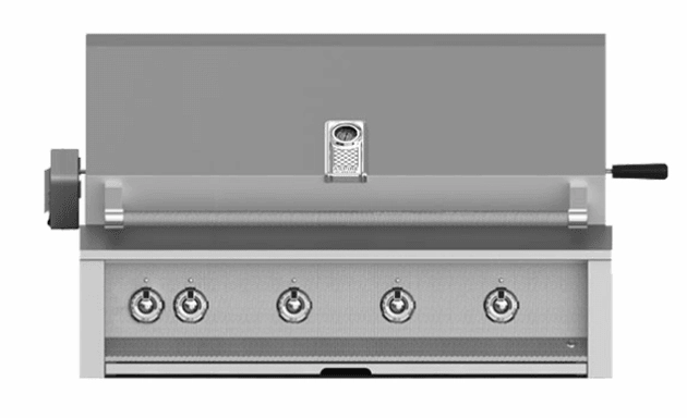 Hestan EABR42LPRD Aspire Series - 42" Liquid Propane Built In Grill W/ U-Burners And Rotisserie - Matador / Red Liquid Propane Barbeque Grills,propane gas grill