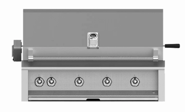 Hestan EABR42LPRD Aspire Series - 42" Liquid Propane Built In Grill W/ U-Burners And Rotisserie - Matador / Red Barbeque Grills,outdoor bbq grill