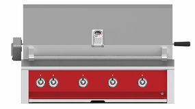 Hestan EABR42NGRD Aspire Series - 42" Natural Gas Built In Grill W/ U-Burners And Rotisserie - Matador / Red Natural Gas Barbeque Grills,natural gas outdoor grill