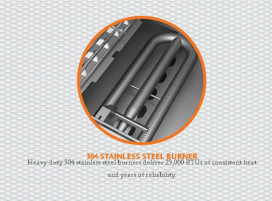 Hestan EMB30LP Aspire Series - 30" Liquid Propane Built In Grill W/ U-Burner And Sear Burner - Steeletto / Stainless Steel
