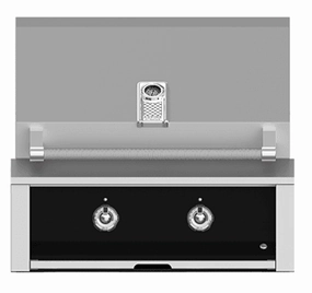 Hestan EMB30LPBK Aspire Series - 30" Liquid Propane Built In Grill W/ U-Burner And Sear Burner - Stealth / Black Liquid Propane Barbeque Grills,propane gas grill