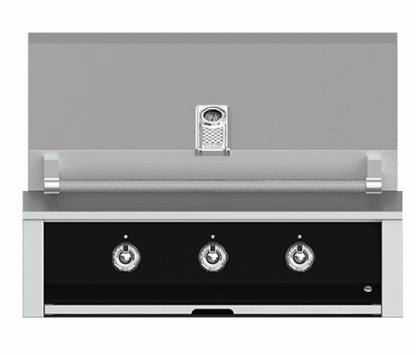 Hestan EMB36LPBK Aspire Series - 36" Liquid Propane Built In Grill W/ U-Burners And Sear Burner - Stealth / Black Liquid Propane Barbeque Grills,propane gas grill