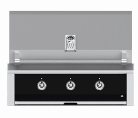 Hestan EMB36LPBK Aspire Series - 36" Liquid Propane Built In Grill W/ U-Burners And Sear Burner - Stealth / Black Barbeque Grills,outdoor bbq grill