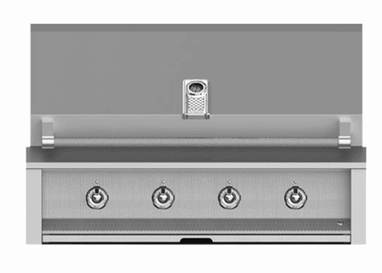 Hestan EMB42LP Aspire Series - 42" Liquid Propane Built In Grill W/ U-Burners And Sear Burner - Steeletto / Stainless Steel Barbeque Grills,outdoor bbq grill