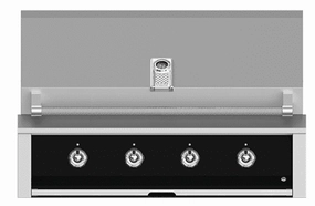 Hestan EMB42LPBK Aspire Series - 42" Liquid Propane Built In Grill W/ U-Burners And Sear Burner - Stealth / Black Liquid Propane Barbeque Grills,propane gas grill