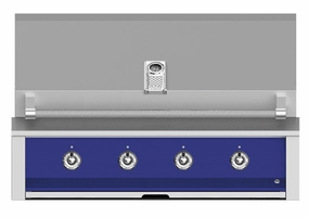 Hestan EMB42LPBU Aspire Series - 42" Liquid Propane Built In Grill W/ U-Burners And Sear Burner - Prince / Blue Liquid Propane Barbeque Grills,propane gas grill