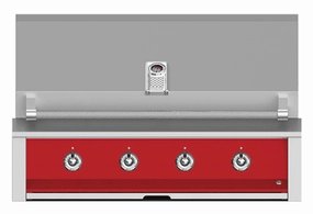 Hestan EMB42LPRD Aspire Series - 42" Liquid Propane Built In Grill W/ U-Burners And Sear Burner - Matador / Red Barbeque Grills,outdoor bbq grill