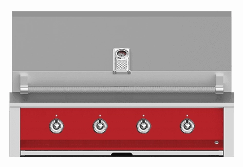 Hestan EMB42LPRD Aspire Series - 42" Liquid Propane Built In Grill W/ U-Burners And Sear Burner - Matador / Red Liquid Propane Barbeque Grills,propane gas grill