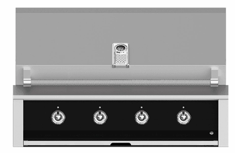 Hestan EMB42NGBK Aspire Series - 42" Natural Gas Built In Grill W/ U-Burners And Sear Burner - Stealth / Black Natural Gas Barbeque Grills,natural gas outdoor grill