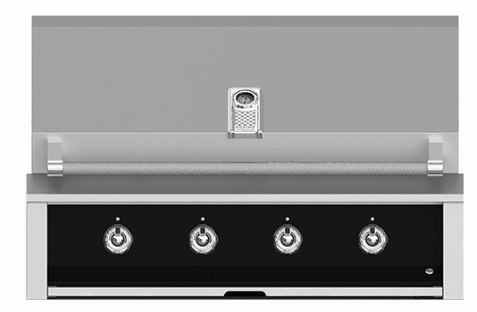 Hestan EMB42NGBK Aspire Series - 42" Natural Gas Built In Grill W/ U-Burners And Sear Burner - Stealth / Black Barbeque Grills,outdoor bbq grill