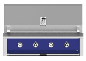 Hestan EMB42NGBU Aspire Series - 42" Natural Gas Built In Grill W/ U-Burners And Sear Burner - Prince / Blue Natural Gas Barbeque Grills,natural gas outdoor grill