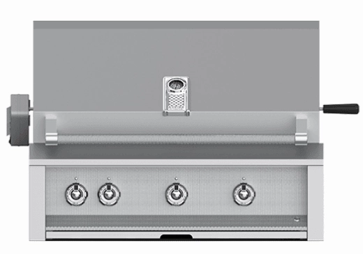 Hestan EMBR36LP Aspire Series - 36" Liquid Propane Built In Grill W/ U-Burners, Sear Burner And Rotisserie - Steeletto / Stainless Steel Liquid Propane Barbeque Grills,propane gas grill