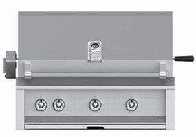 Hestan EMBR36NG Aspire Series - 36" Natural Gas Built In Grill W/ U-Burners, Sear Burner And Rotisserie - Steeletto / Stainless Steel Barbeque Grills,outdoor bbq grill
