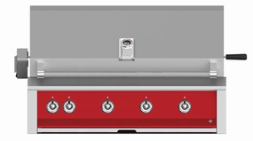 Hestan EMBR42LPRD Aspire Series - 42" Liquid Propane Built In Grill W/ U-Burners, Sear Burner And Rotisserie - Matador / Red Barbeque Grills,outdoor bbq grill